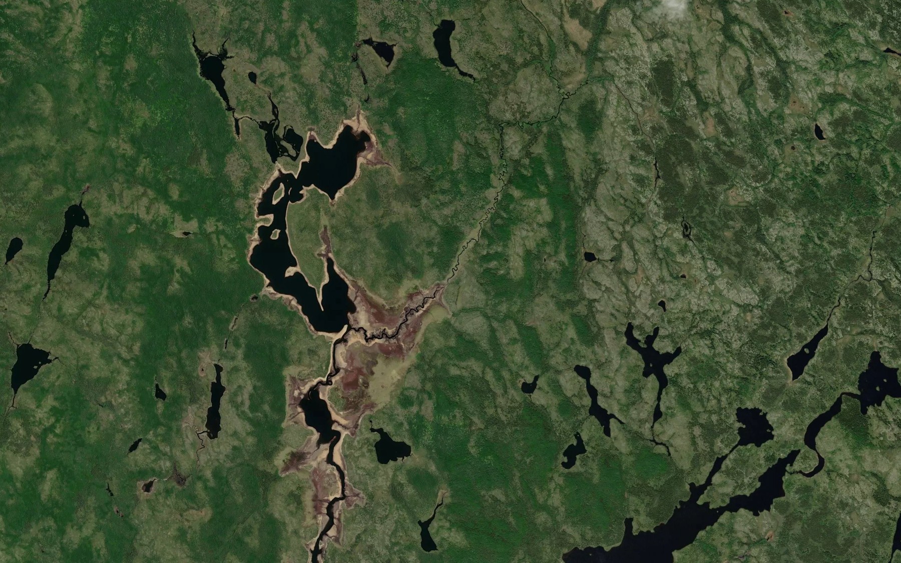 Satellite map of the Riviere de l'Epinette