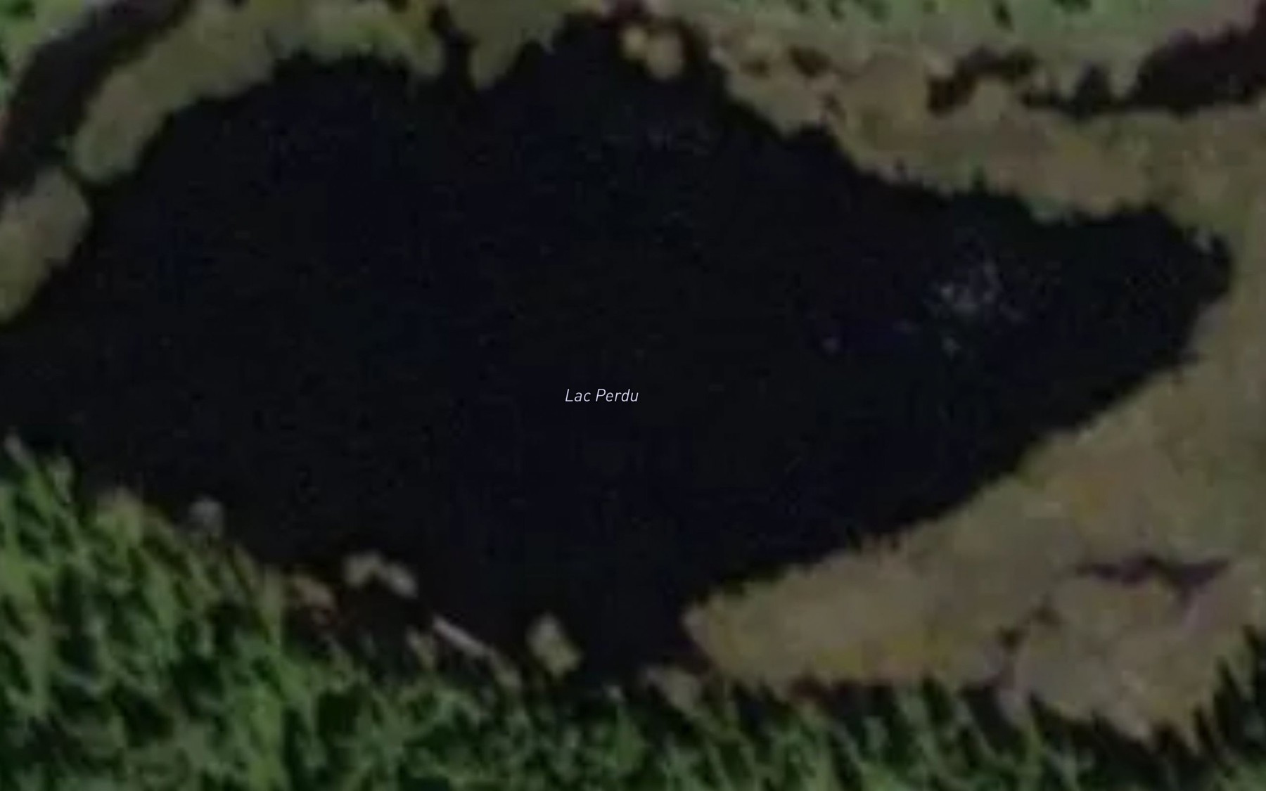 Satellite map of the Lac Perdu