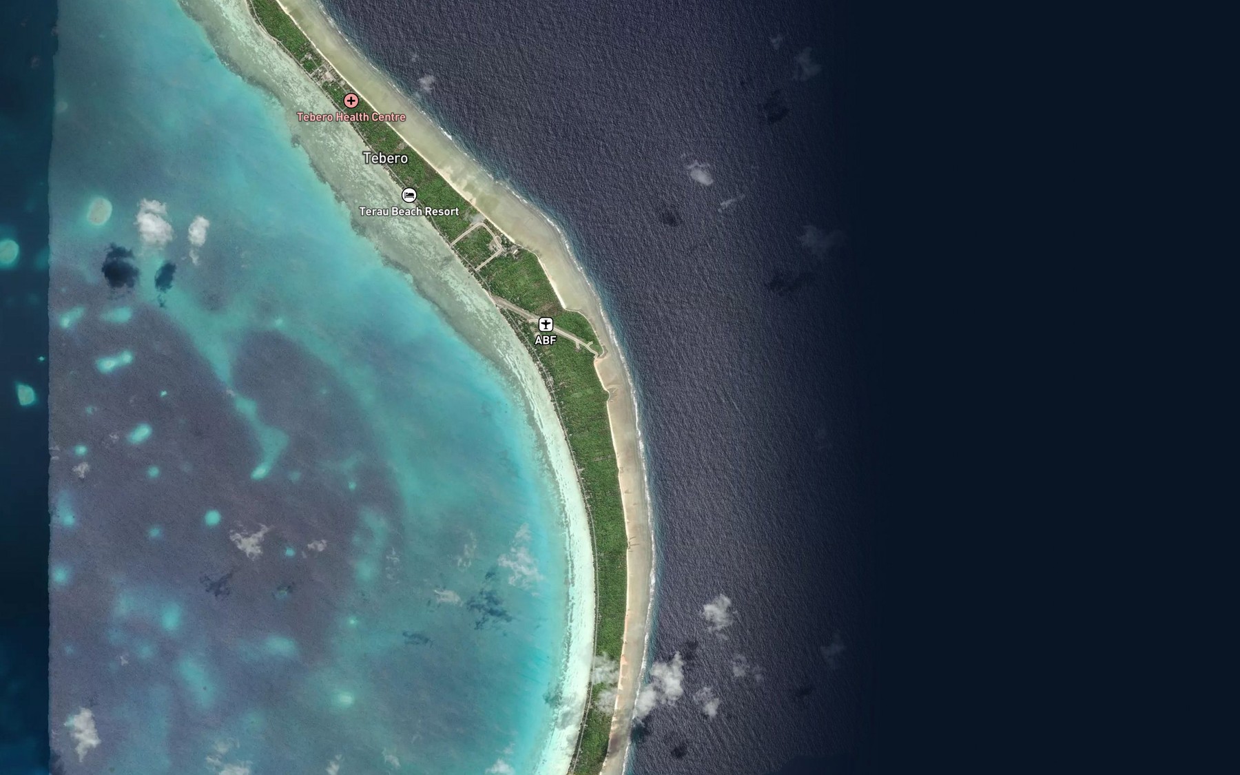 Satellite map of the Reef Flat Fish Traps