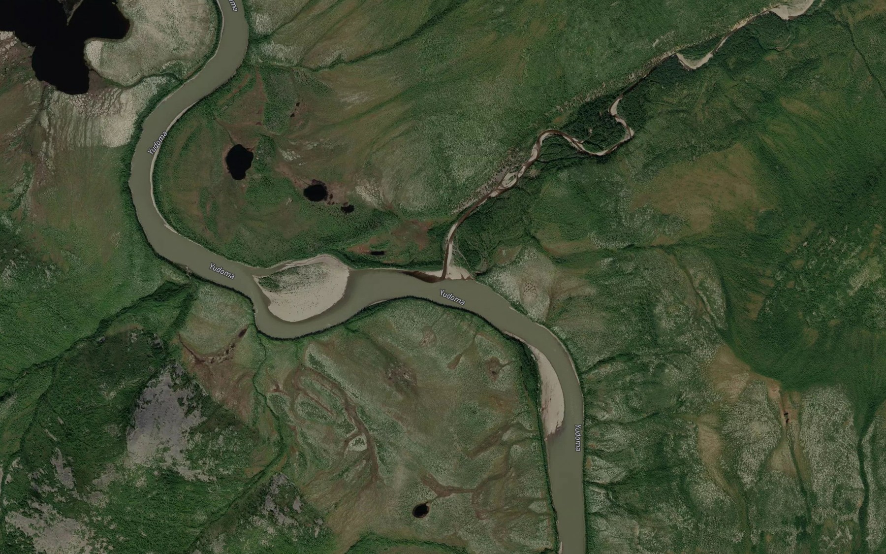Satellite map of the Khanalichan