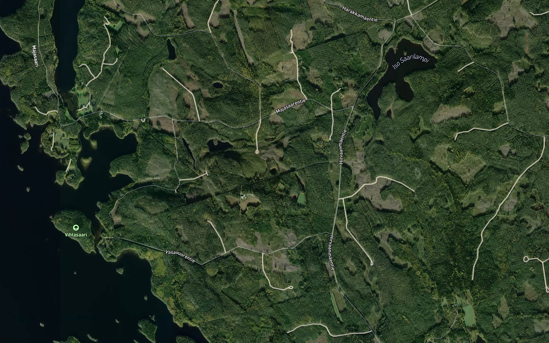 Satellite map of the Nurkkalampi