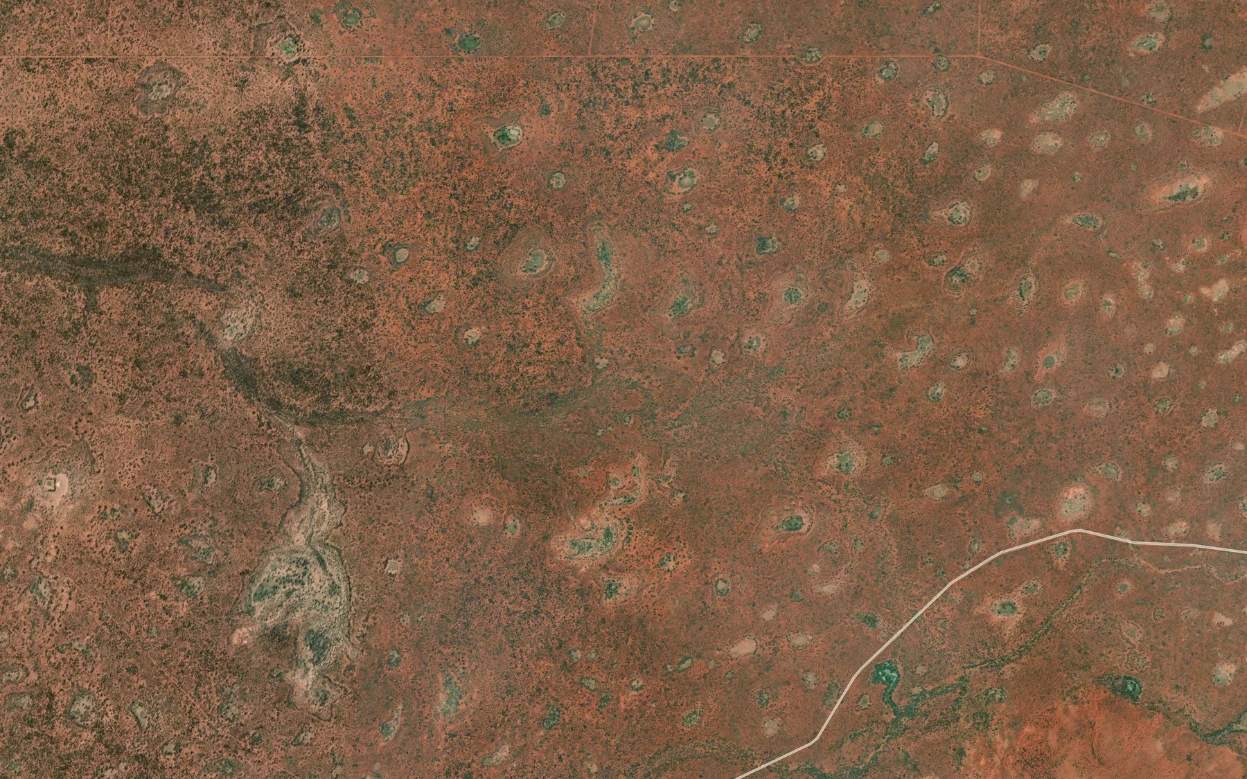 Satellite map of the Mulgany Creek