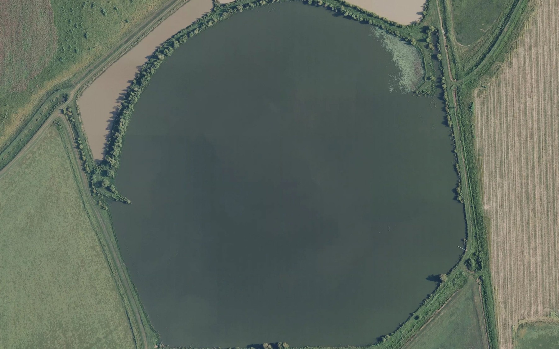 Satellite map of the Hegar Brothers Lake