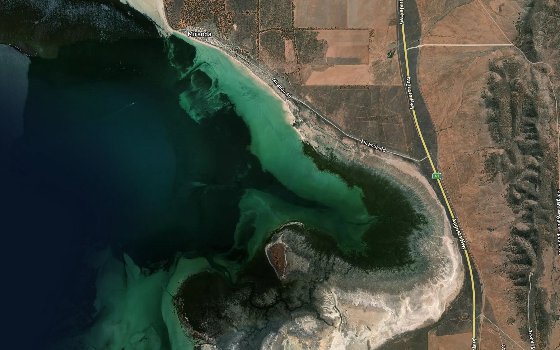 Satellite map of the Yatala Harbor
