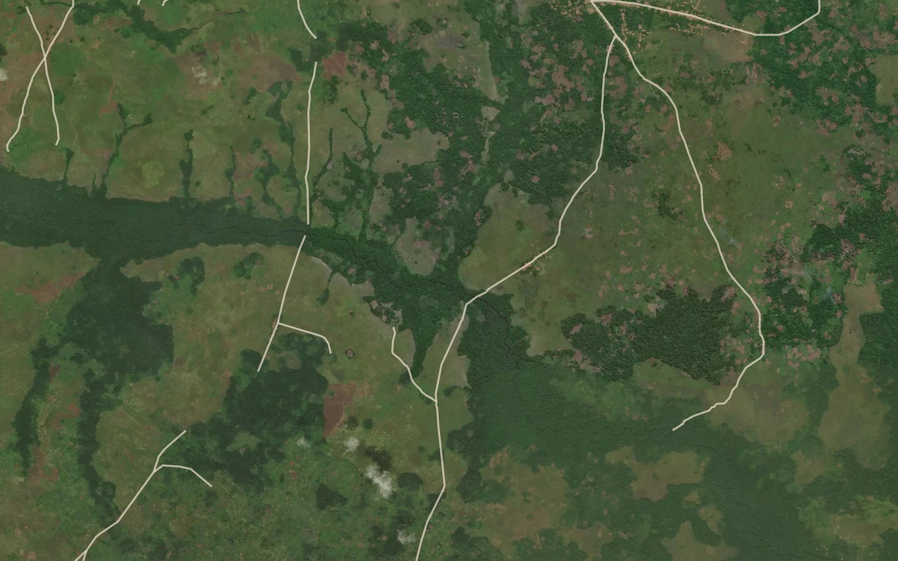 Satellite map of the Gilingu