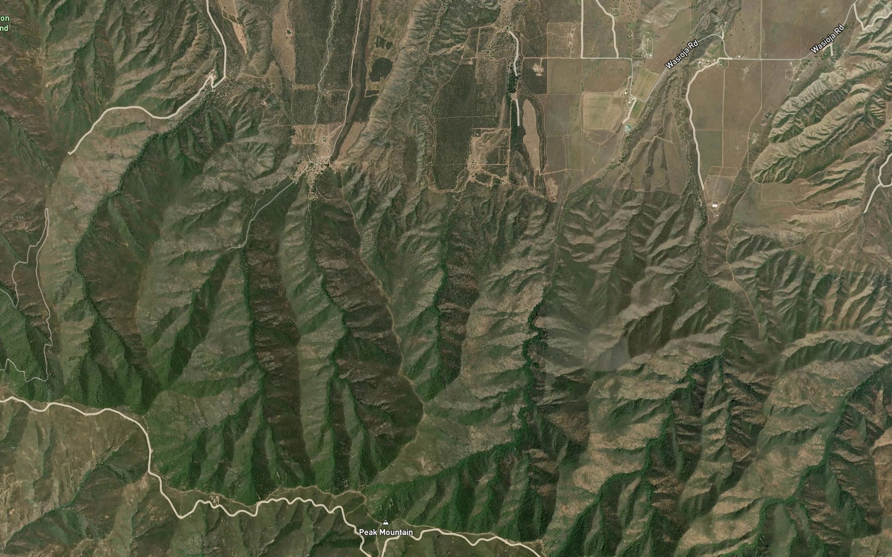 Satellite map of the Richardson Spring