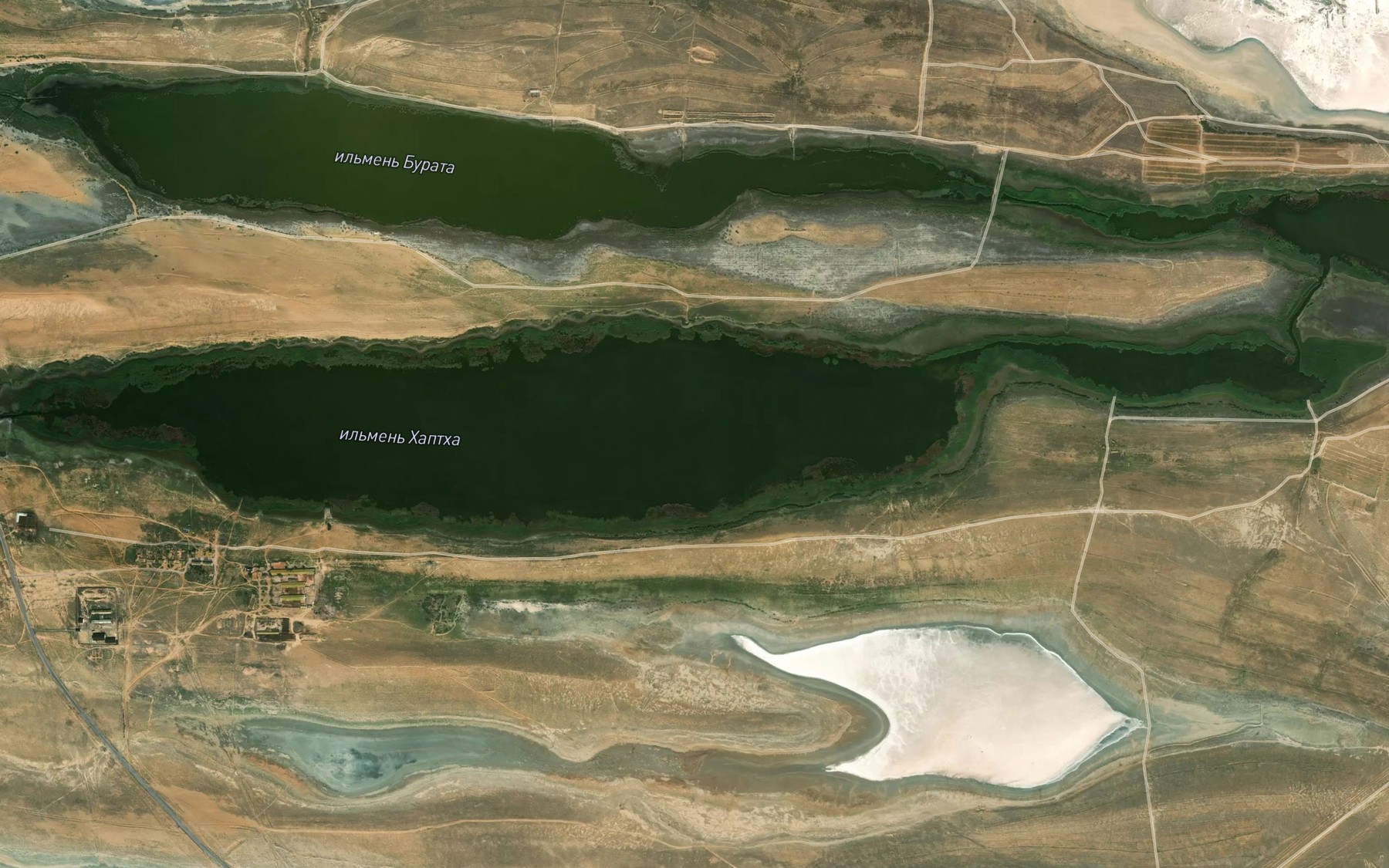Satellite map of the Il'men' Burata