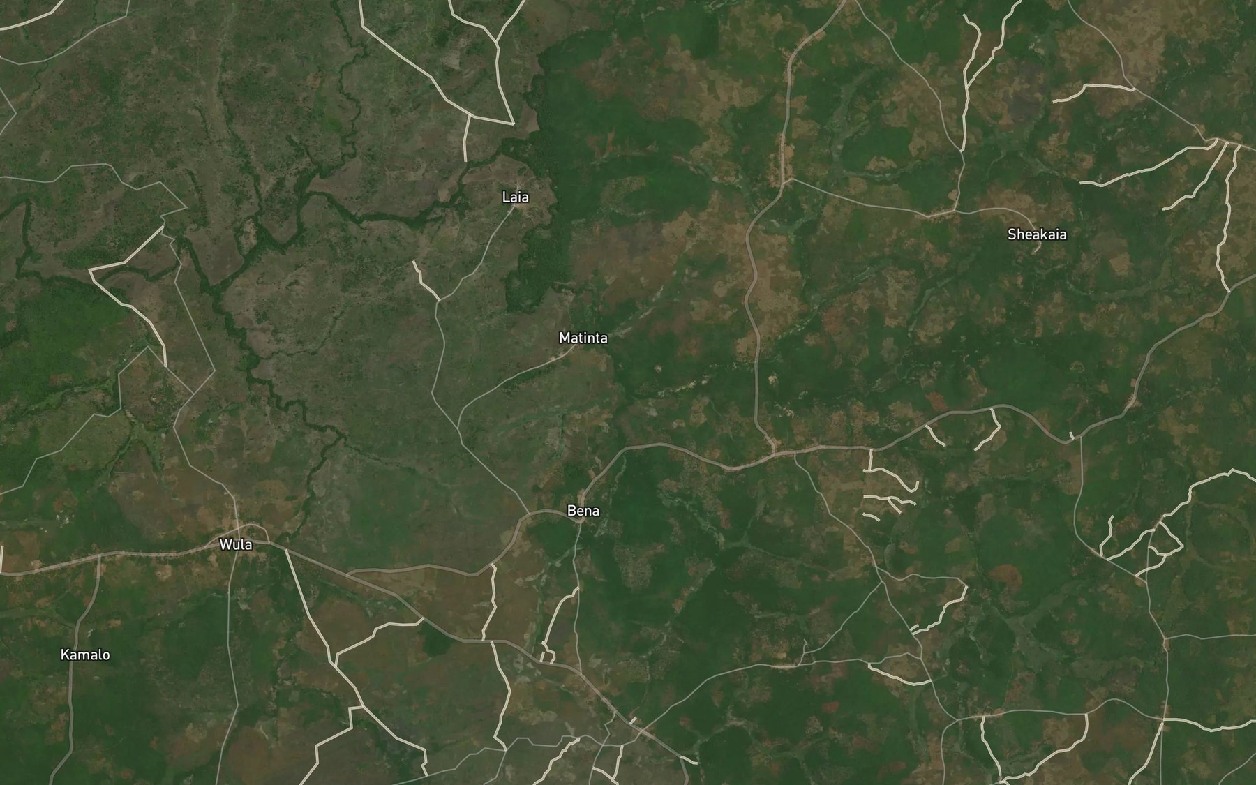 Satellite map of the Fuiya