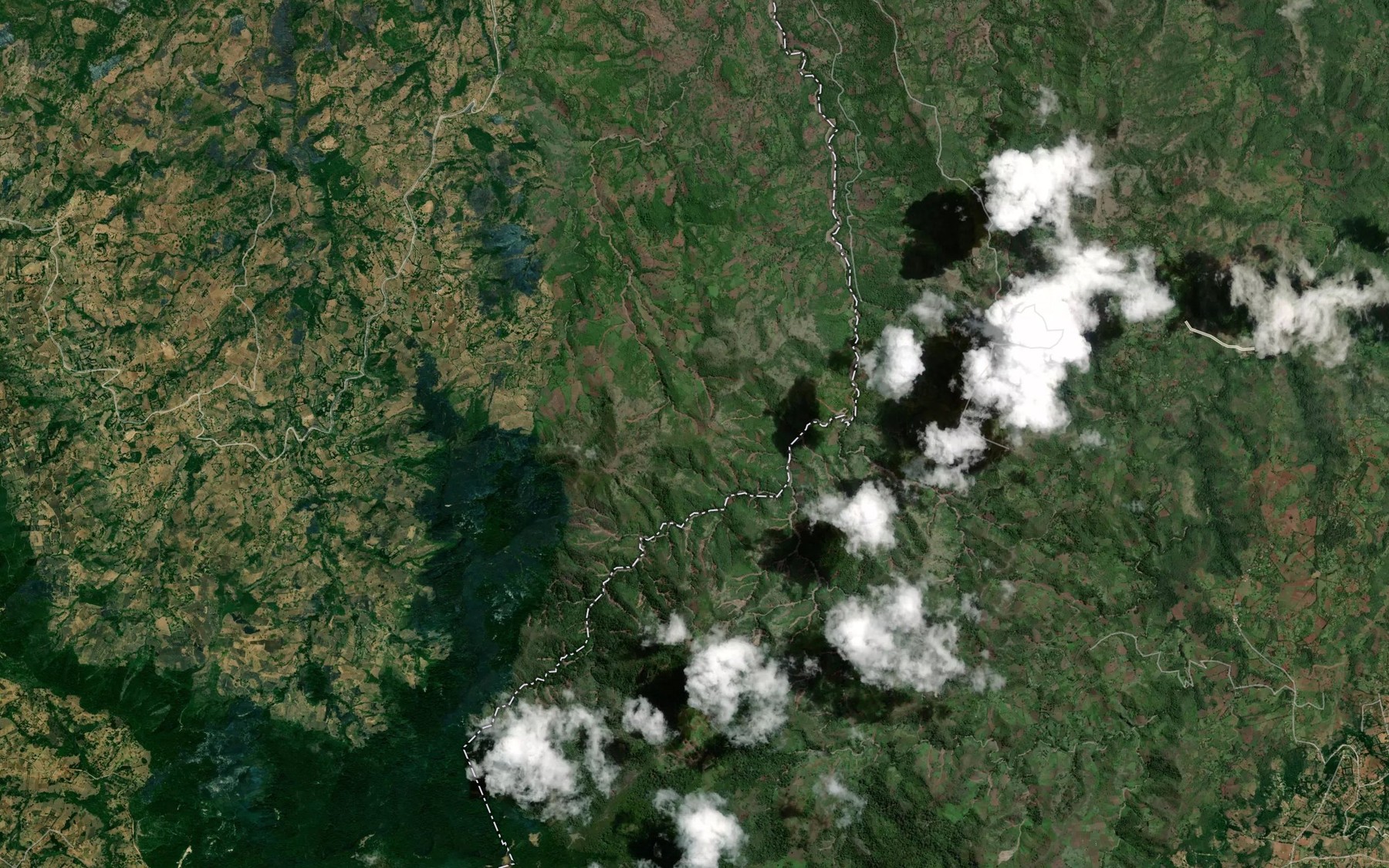 Satellite map of the Kureswa Hot Springs