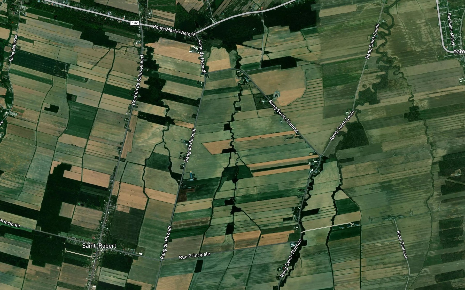 Satellite map of the Decharge des Dix de Sainte-Sophie