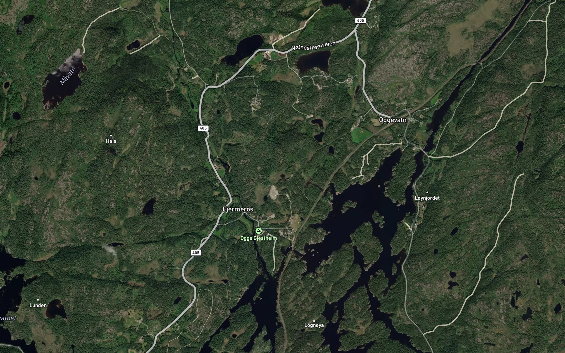 Satellite map of the Austretjonn