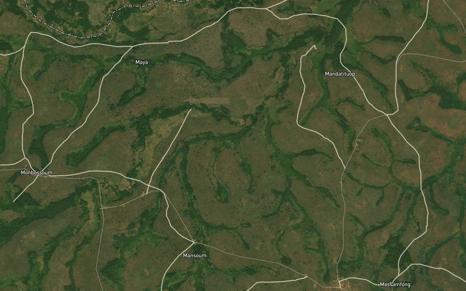 Satellite map of the Ngnia