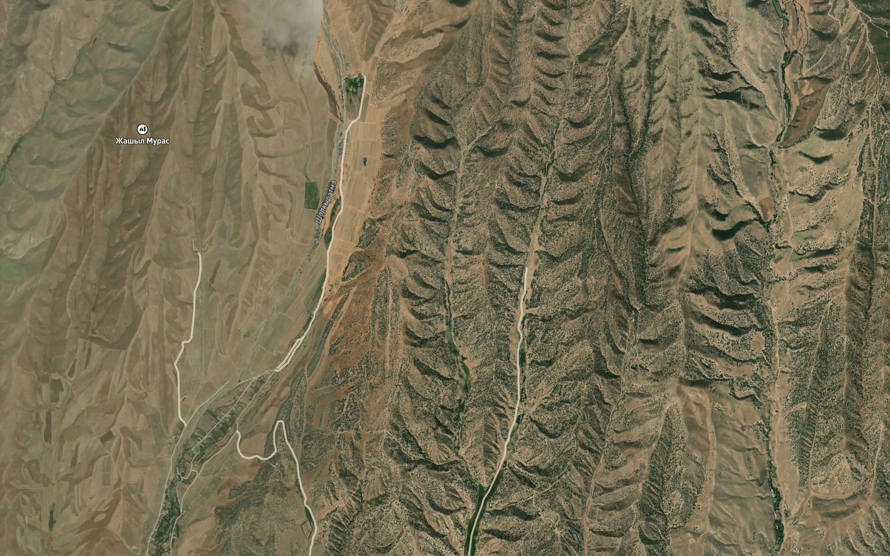 Satellite map of the Rodnik Kayragach-Bulak