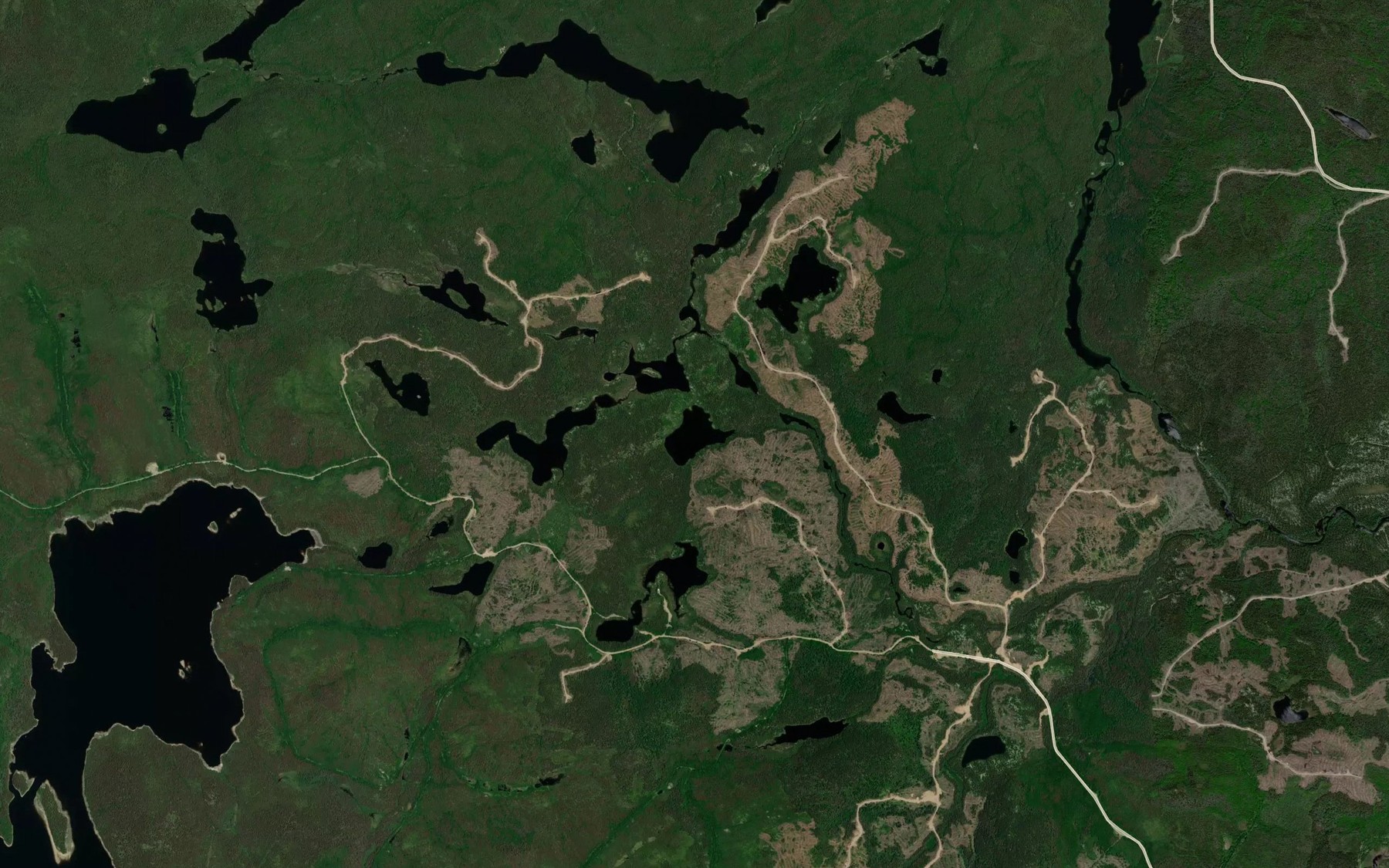 Satellite map of the Lac du Grand-Galop