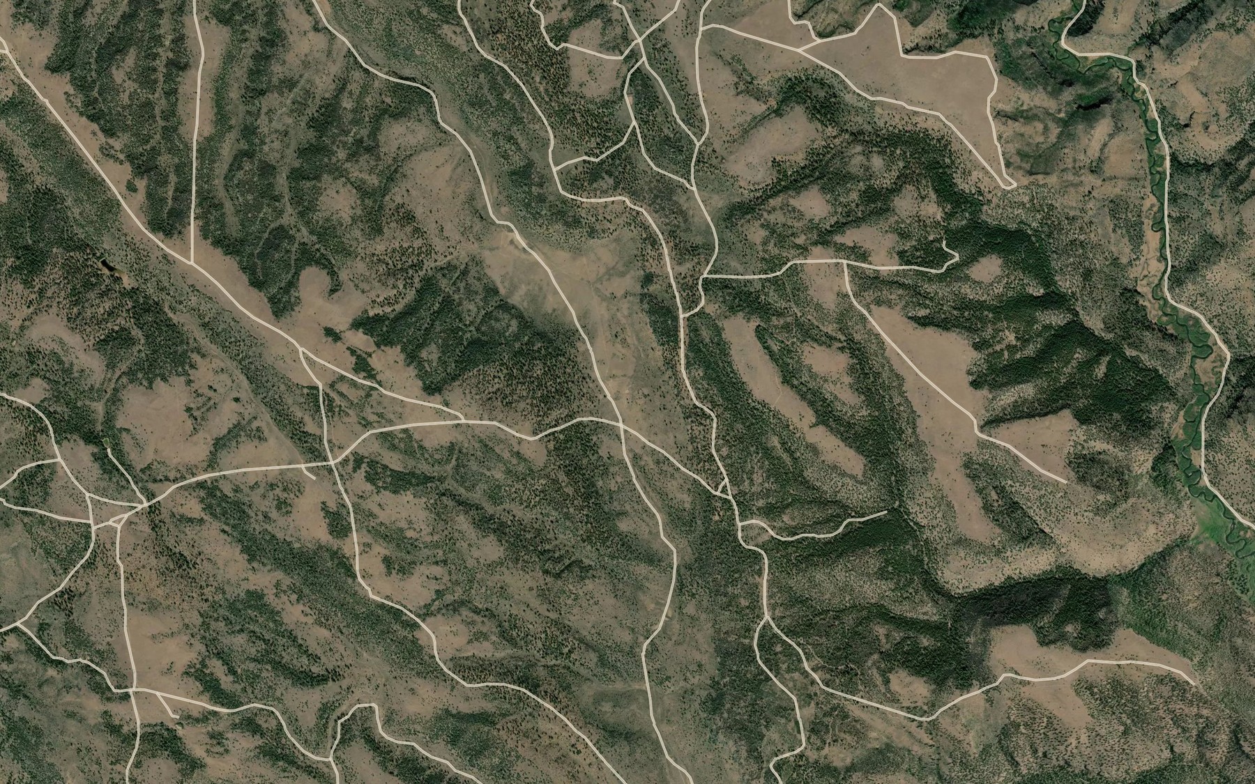 Satellite map of the Juniper Reservoir