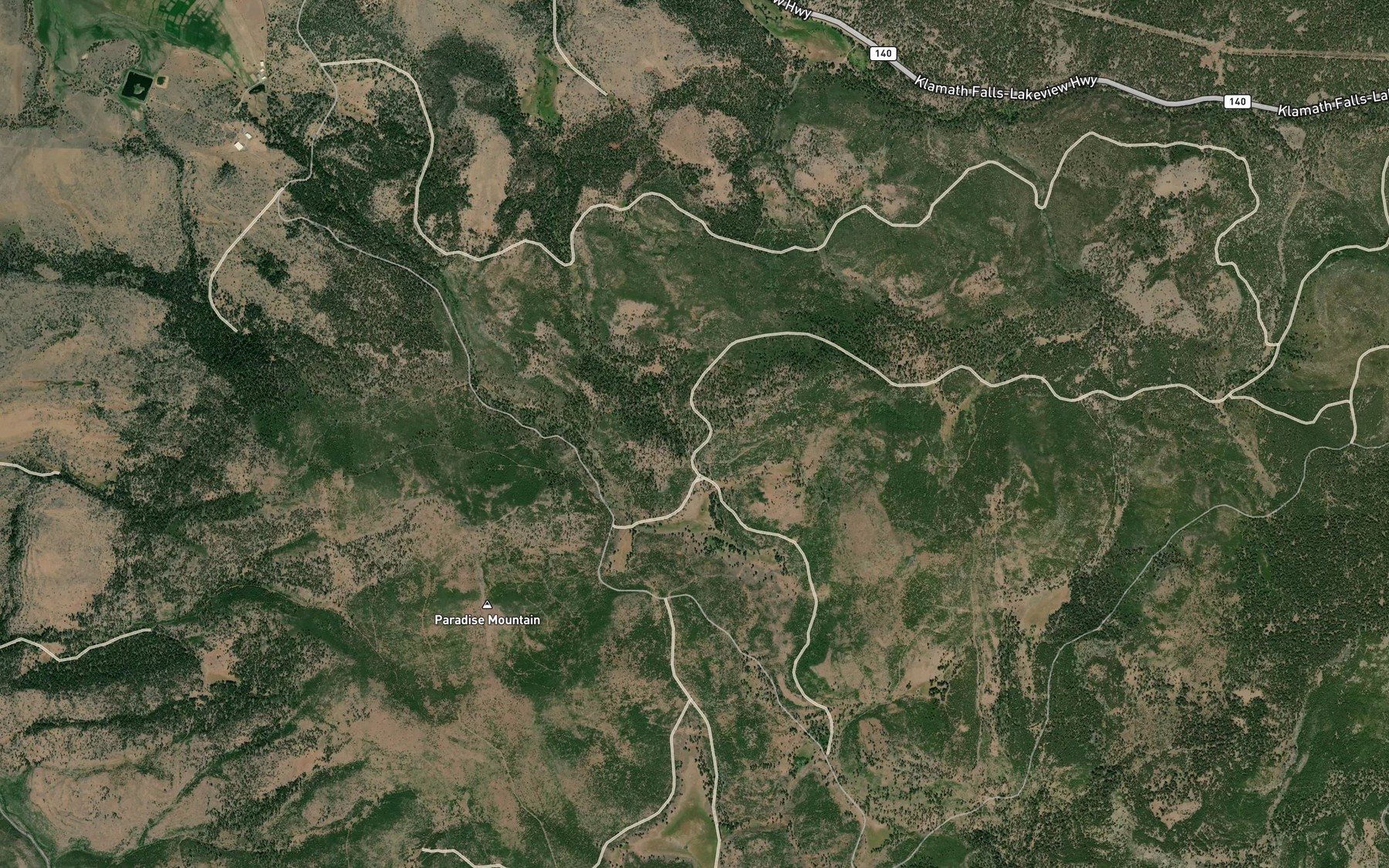 Satellite map of the Mixup Spring