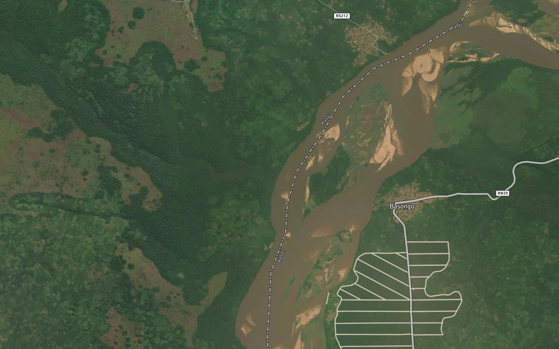 Satellite map of the Gongalewangia