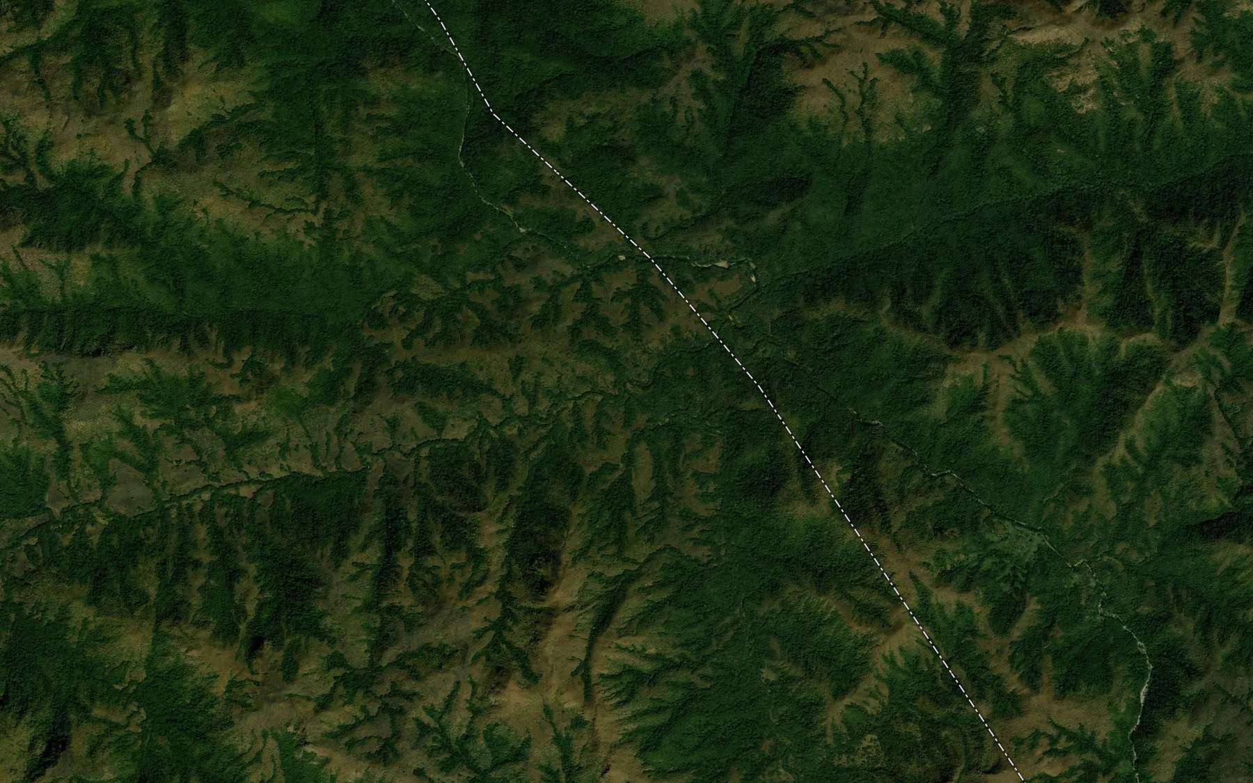 Satellite map of the Mayo Madem
