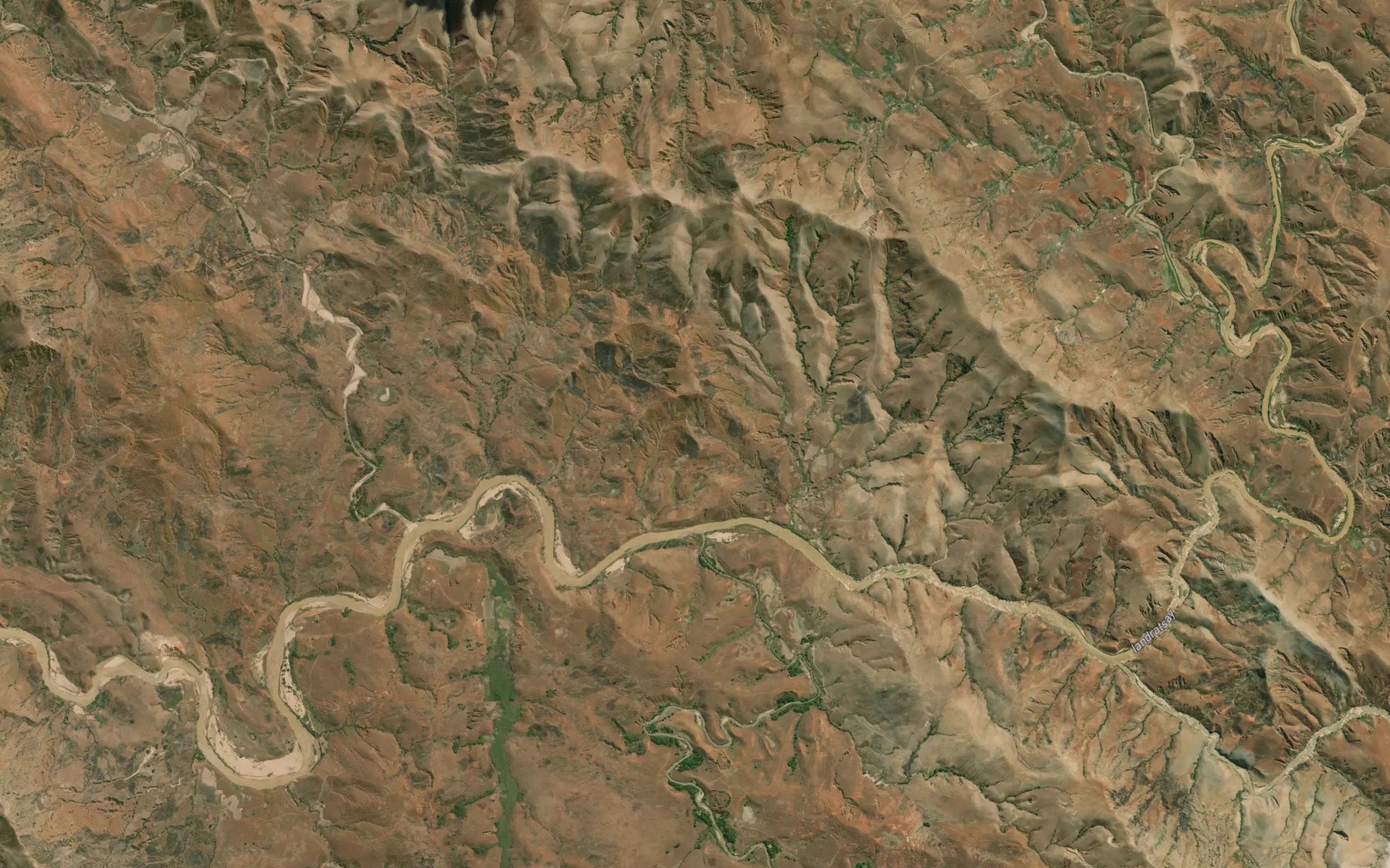 Satellite map of the Andranjomanga