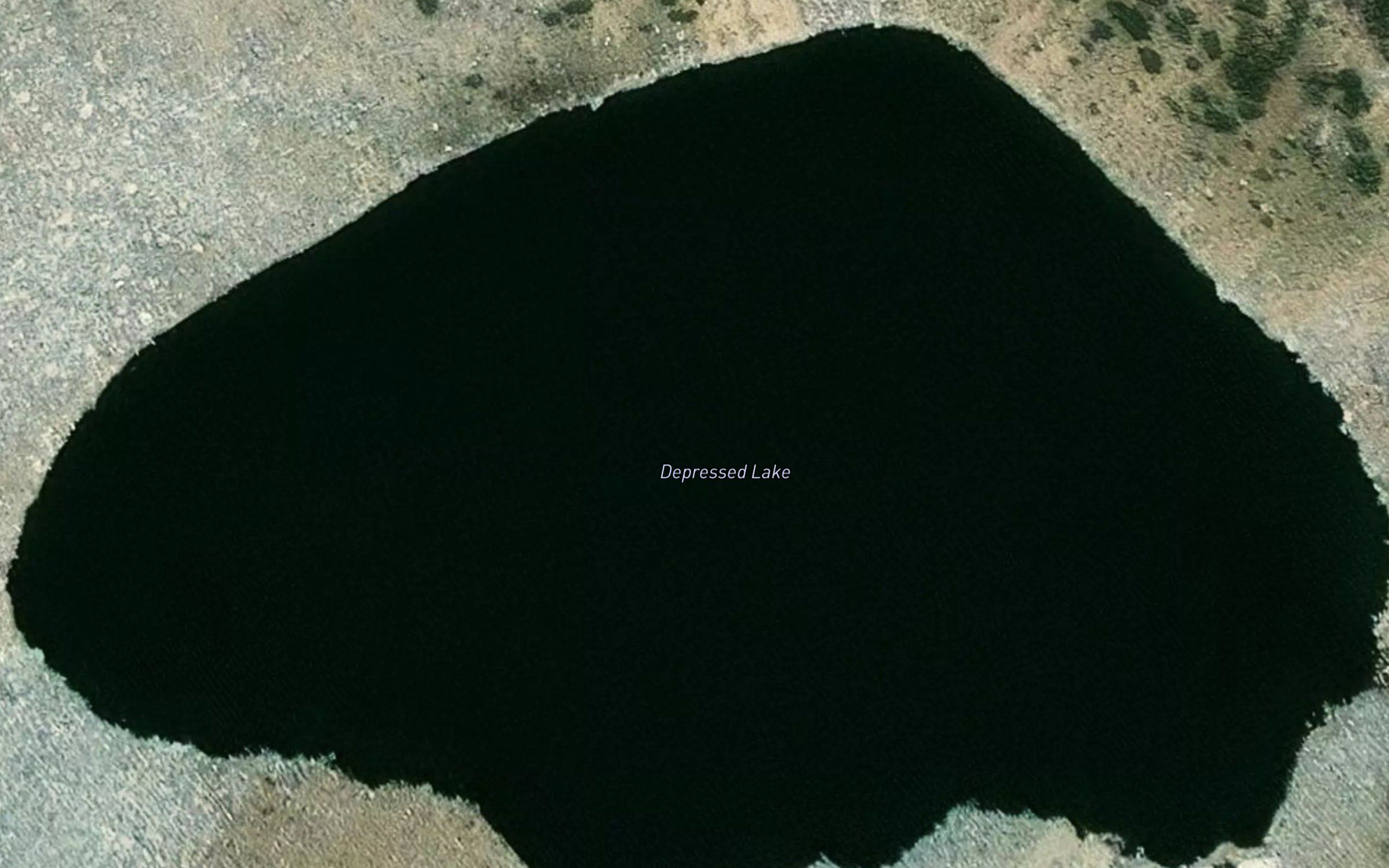 Depressed Lake