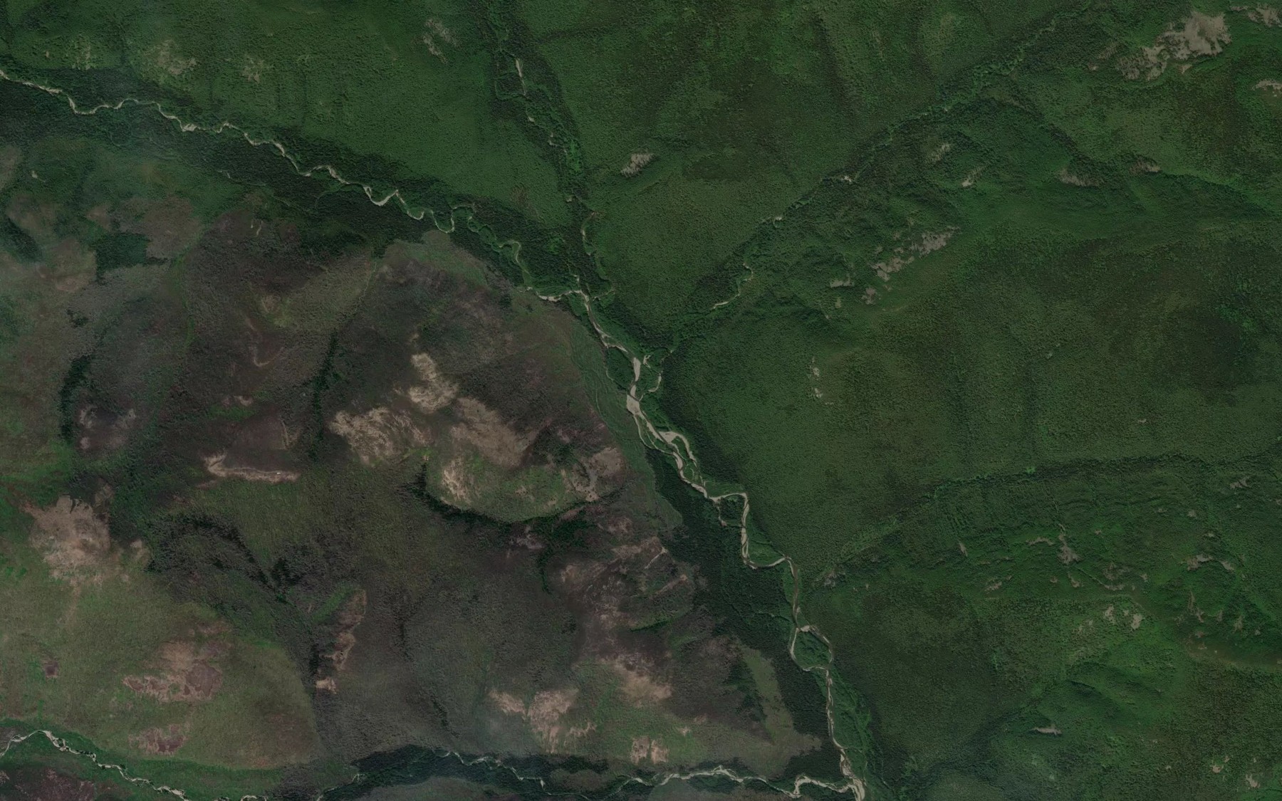 Satellite map of the Lavrent'yevskiy