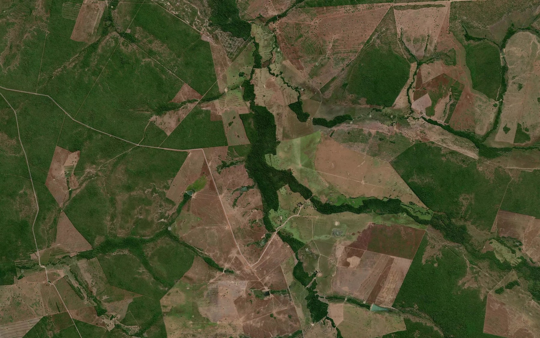 Satellite map of the Rio Pati