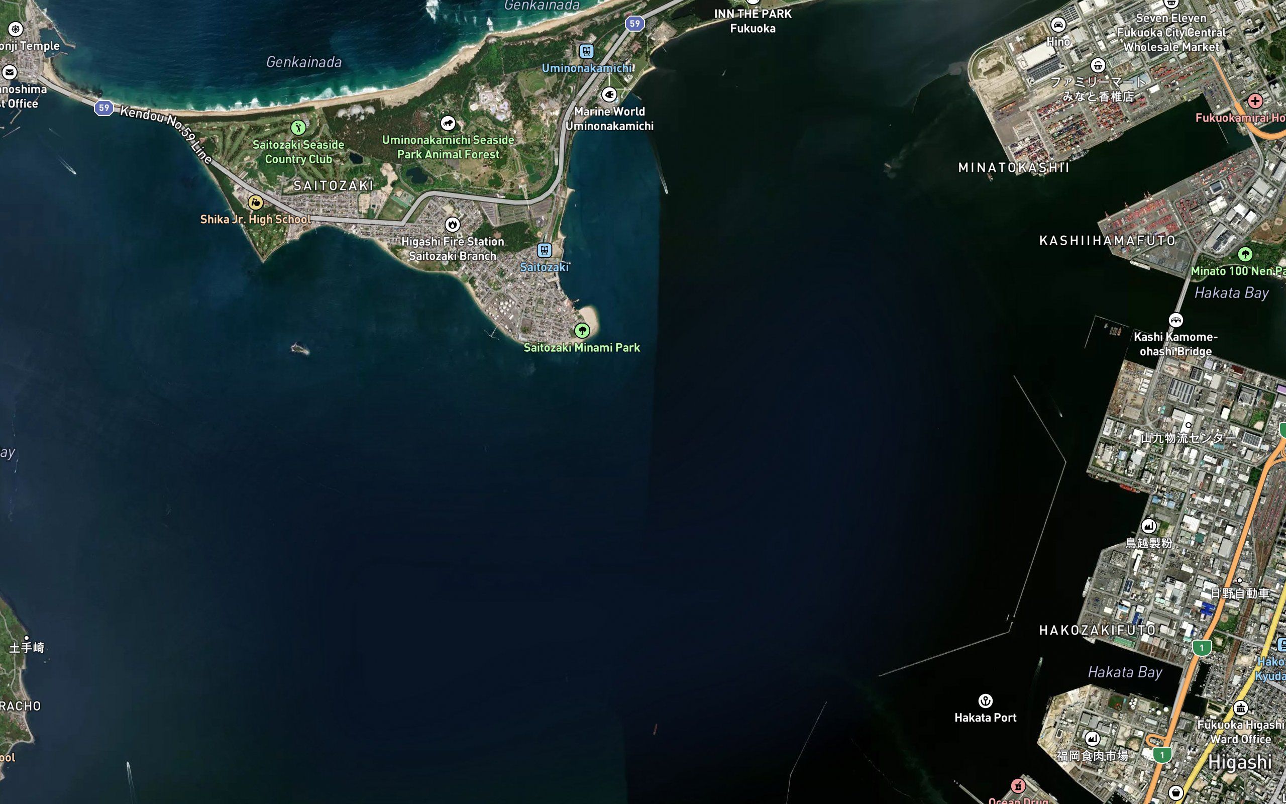 East Passage of the Port of Hakata