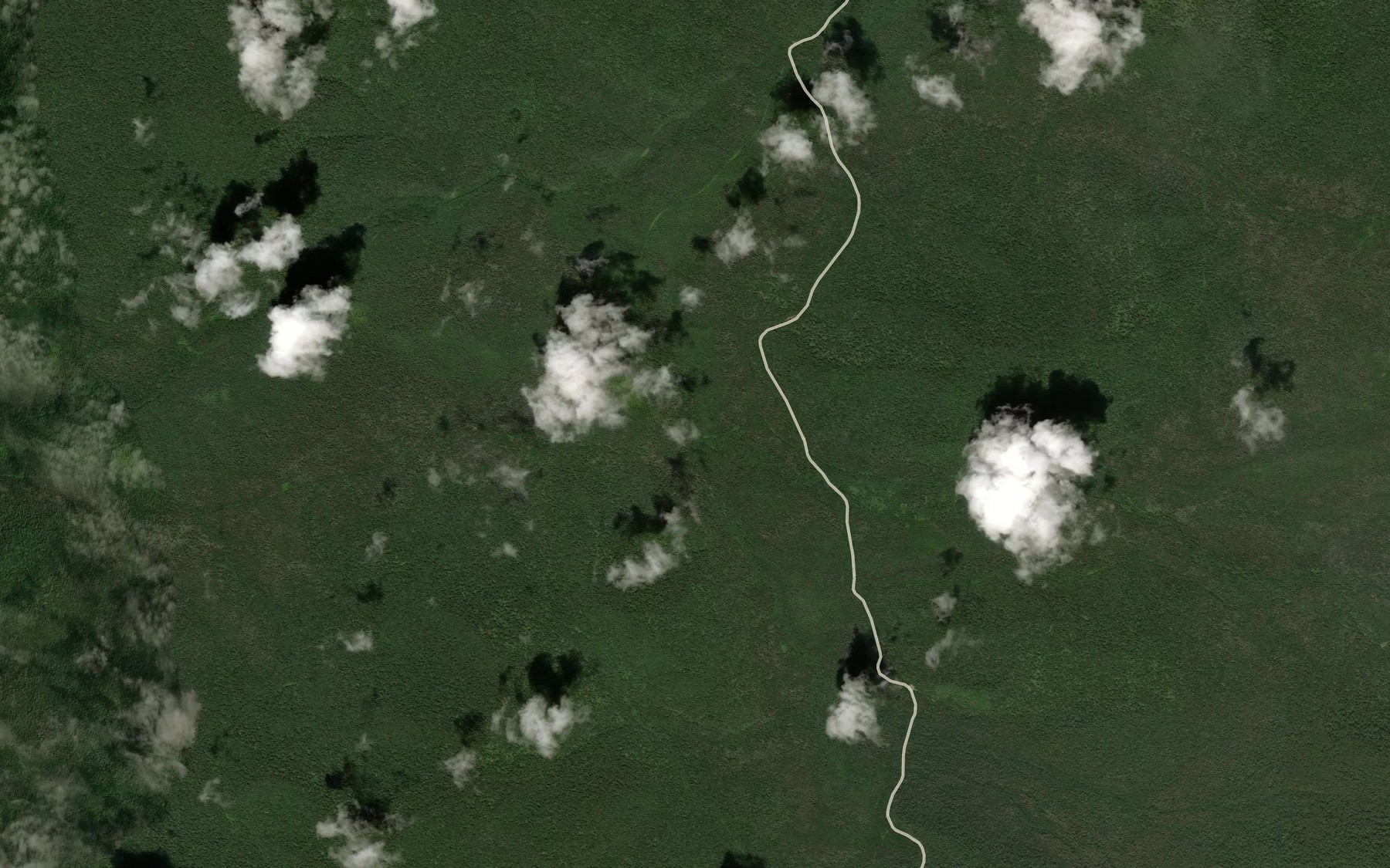Satellite map of the Khasanov Klyuch