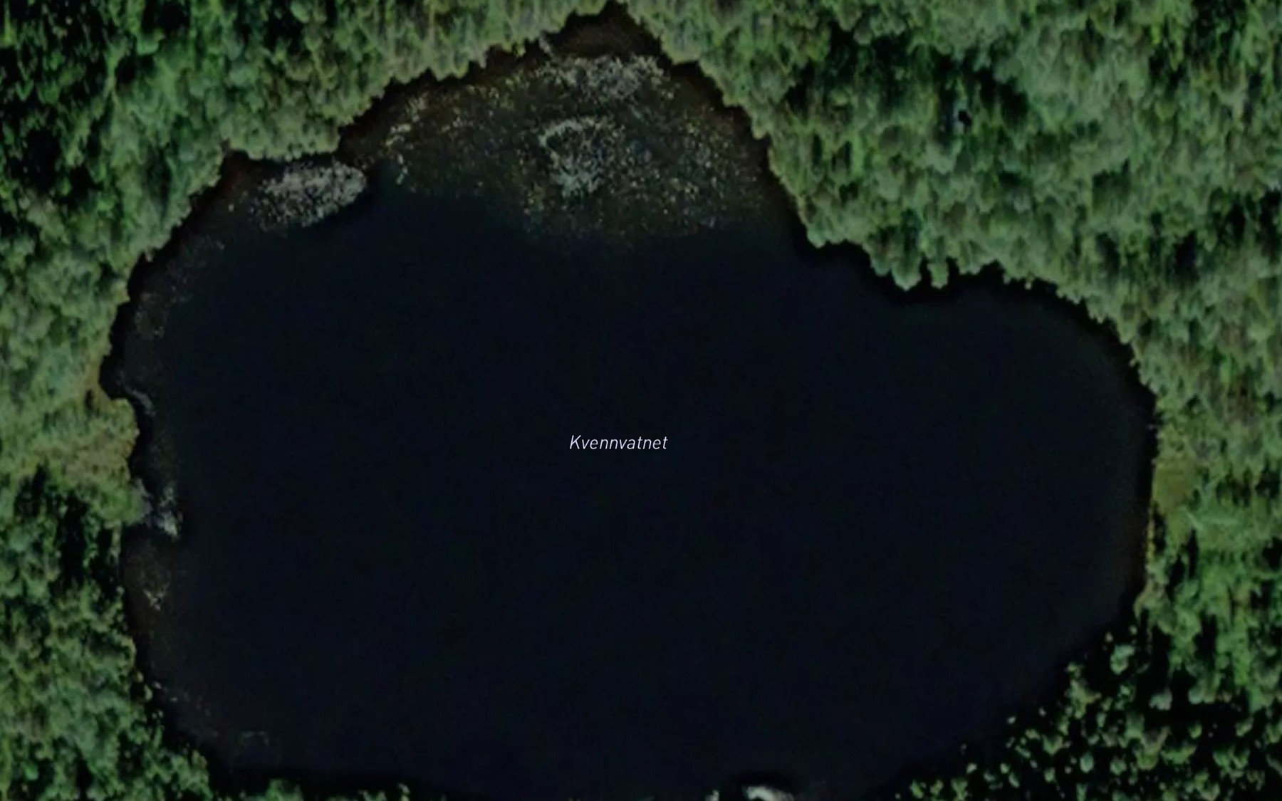 Satellite map of the Kvennvatnet