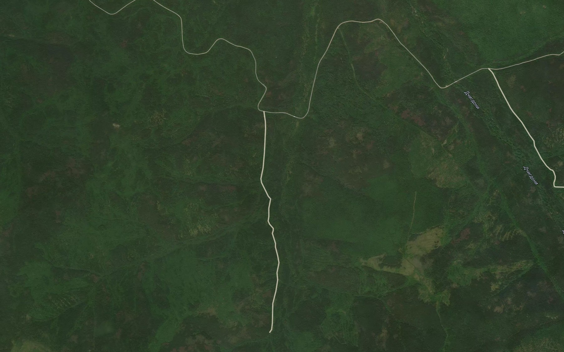 Satellite map of the Zvonkiy