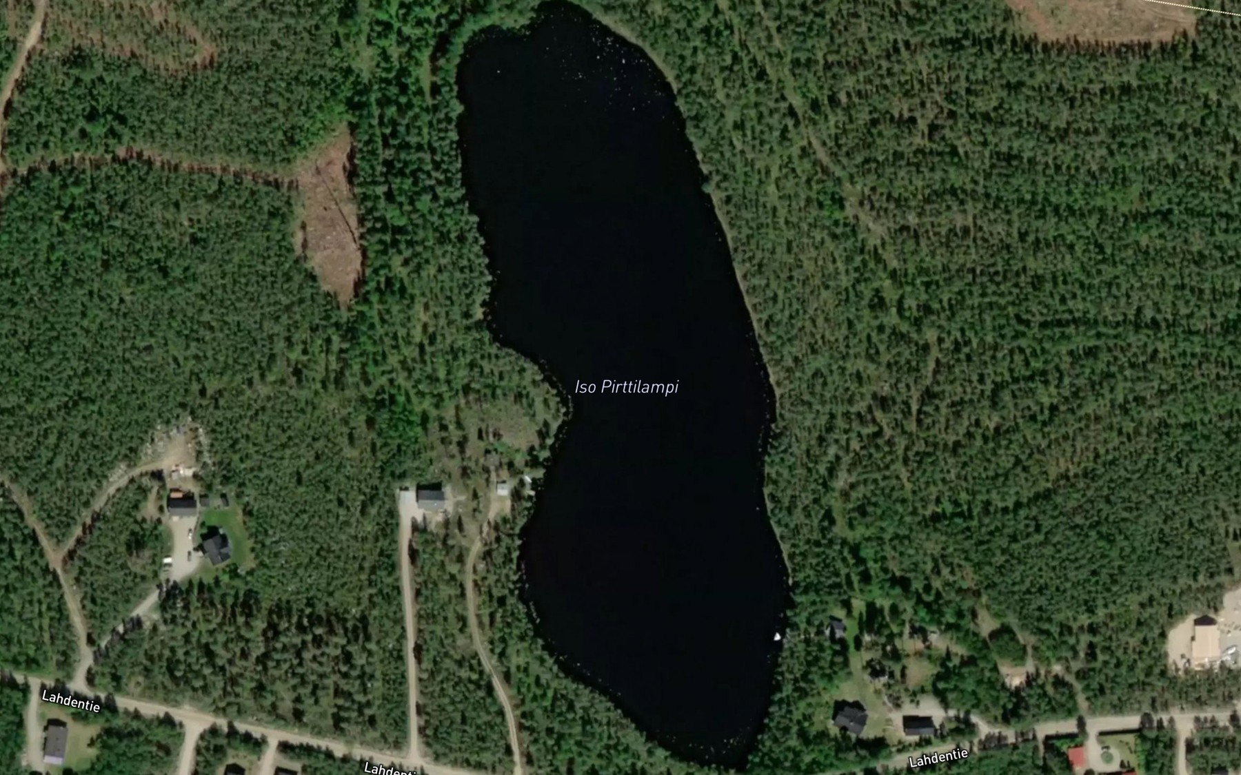 Satellite map of the Iso Pirttilampi