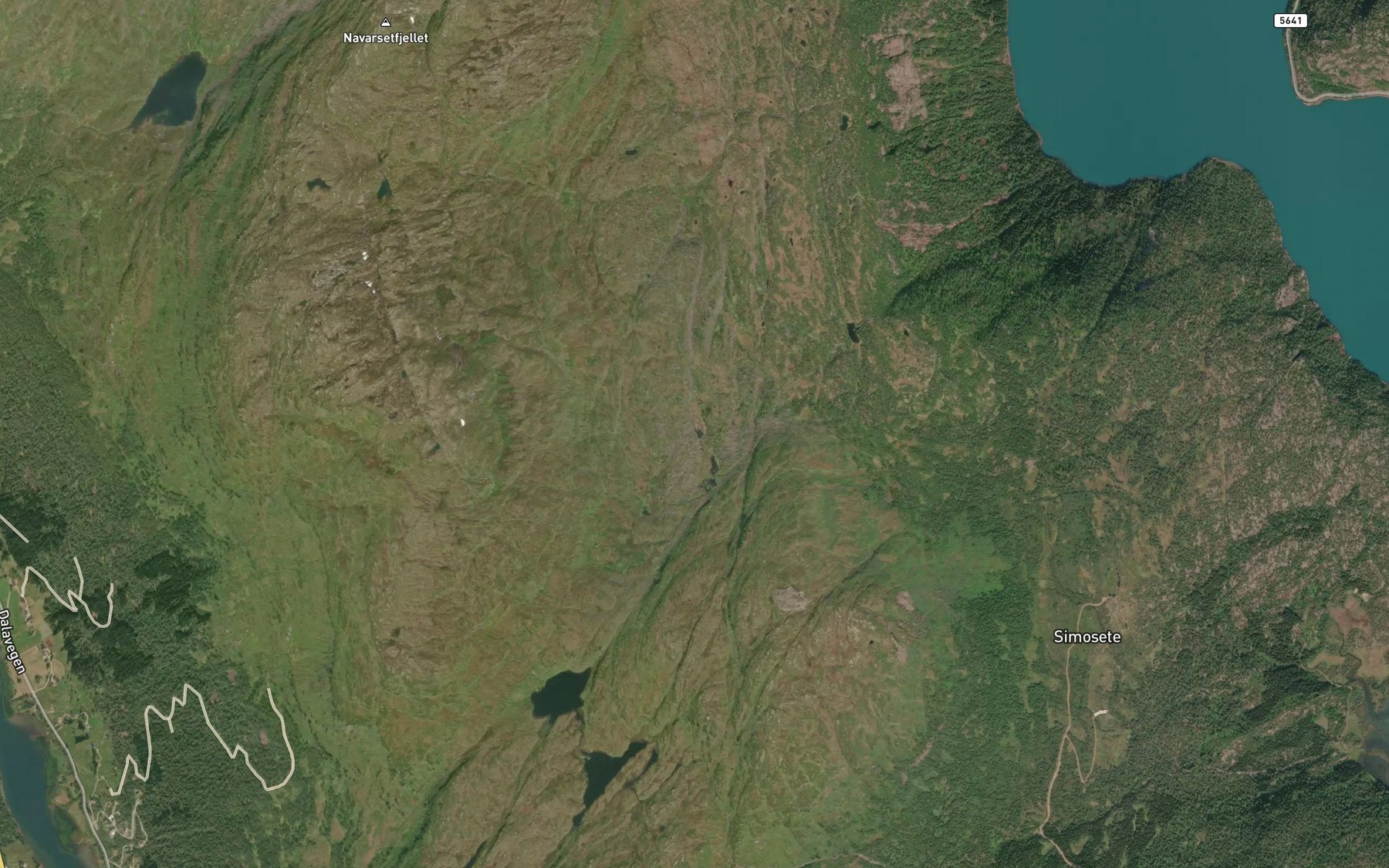 Satellite map of the Smatjorn
