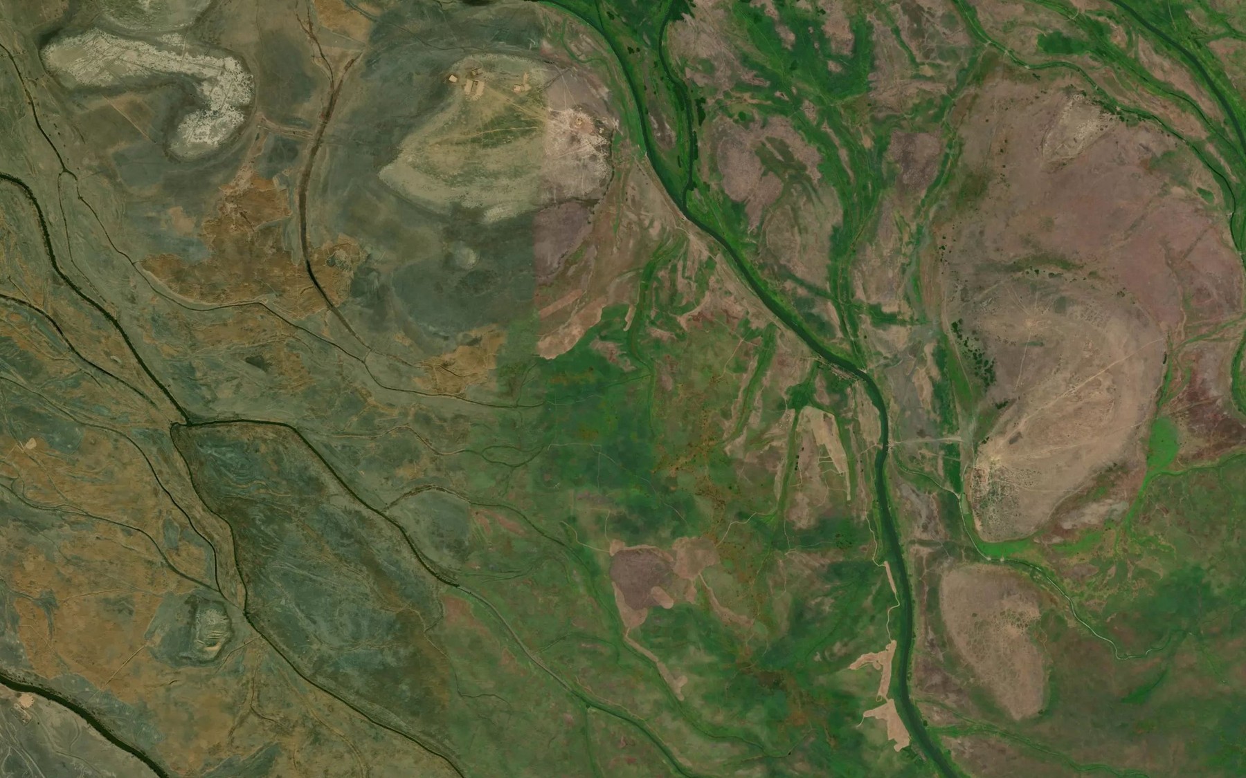 Satellite map of the Yerik Balymskiy