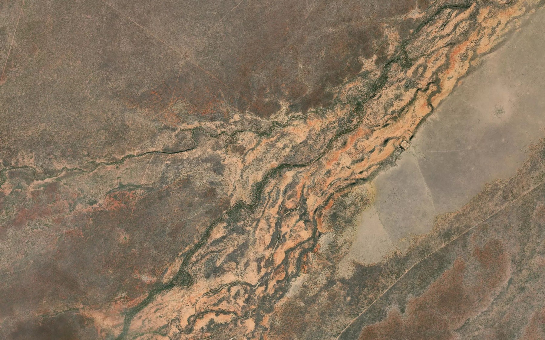 Satellite map of the Jenny Creek