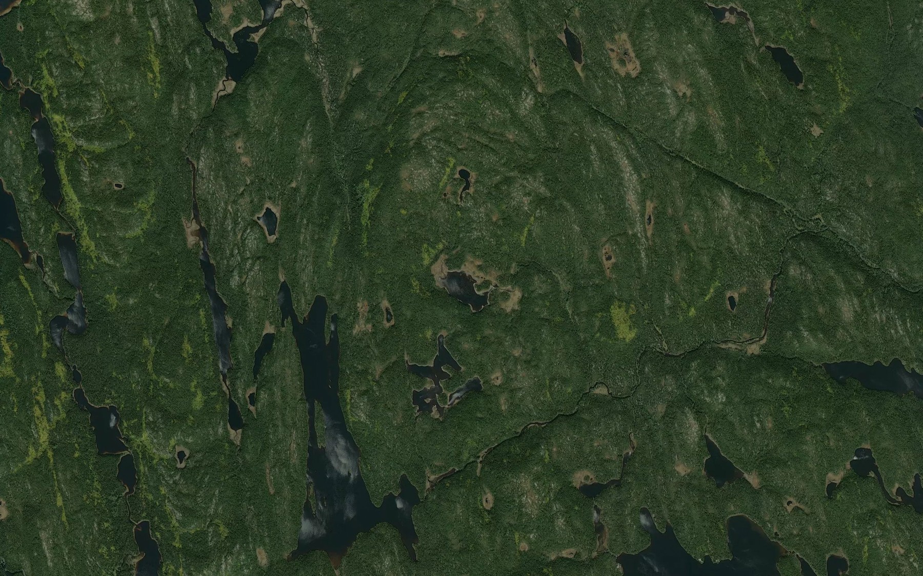 Satellite map of the Lac de la Poule