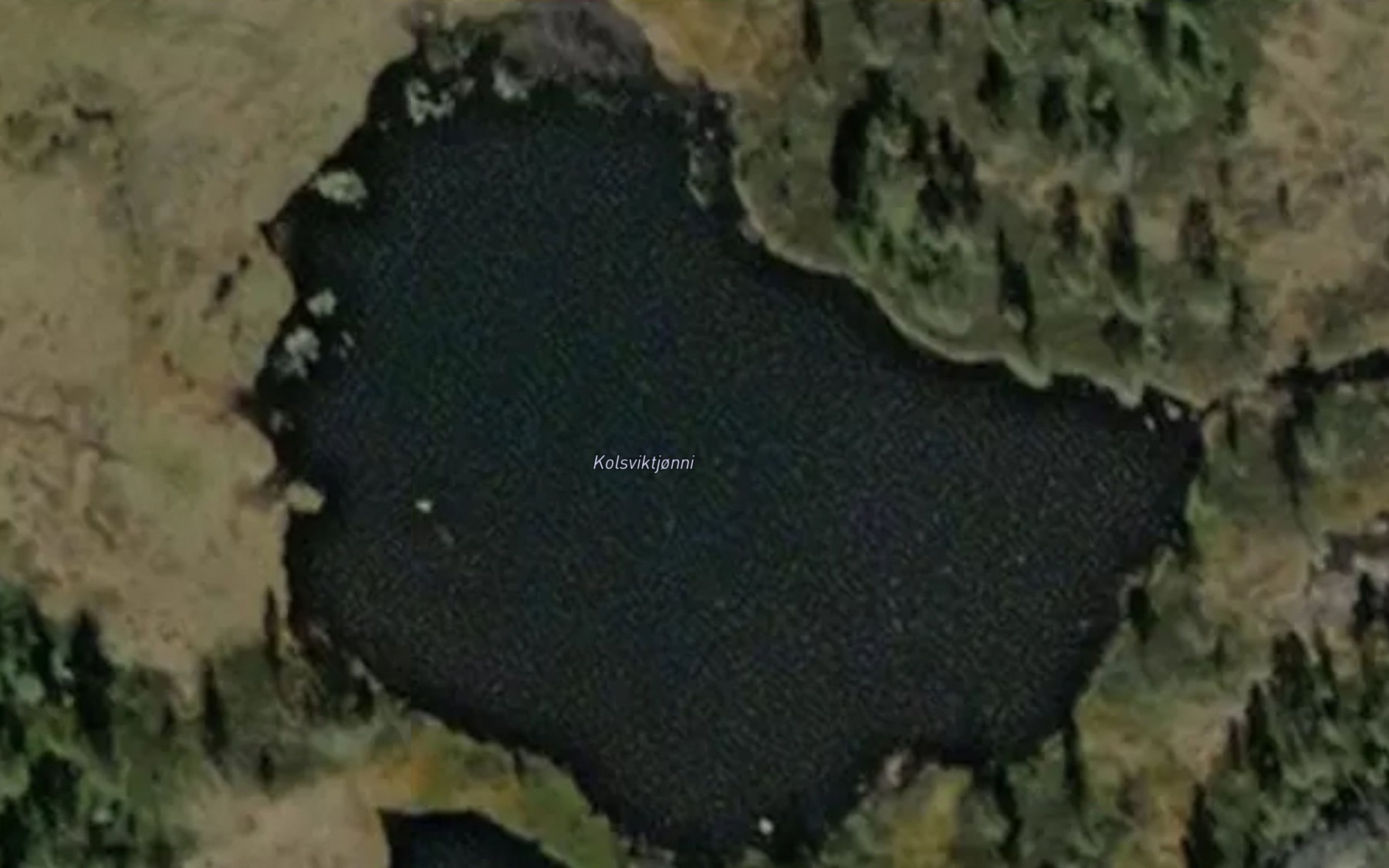 Satellite map of the Kolsviktjonni