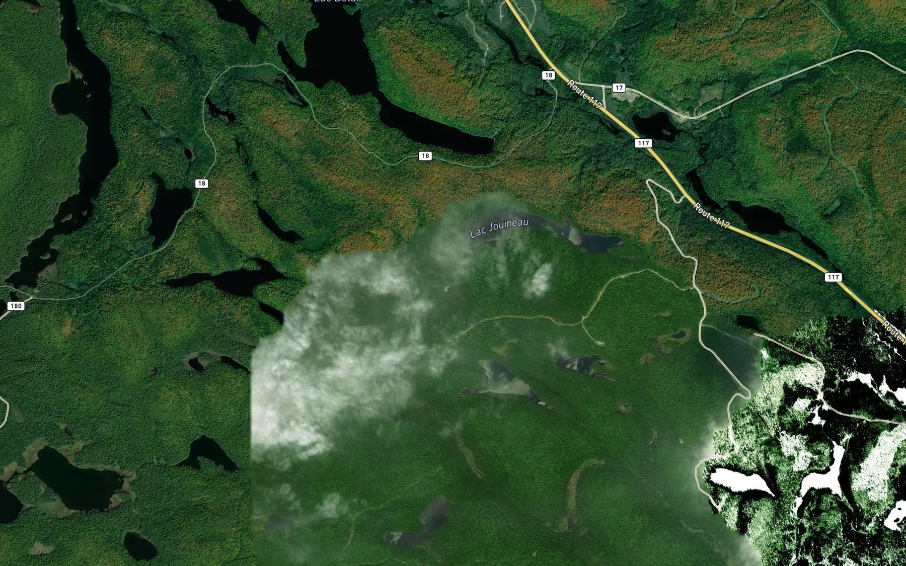 Satellite map of the Lac Nematodes