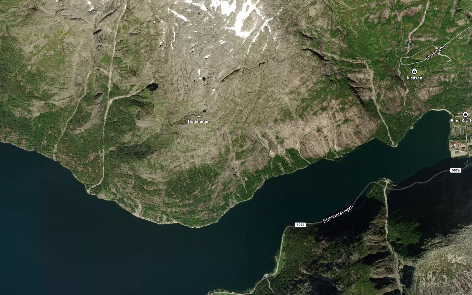 Satellite map of the Smorblendo
