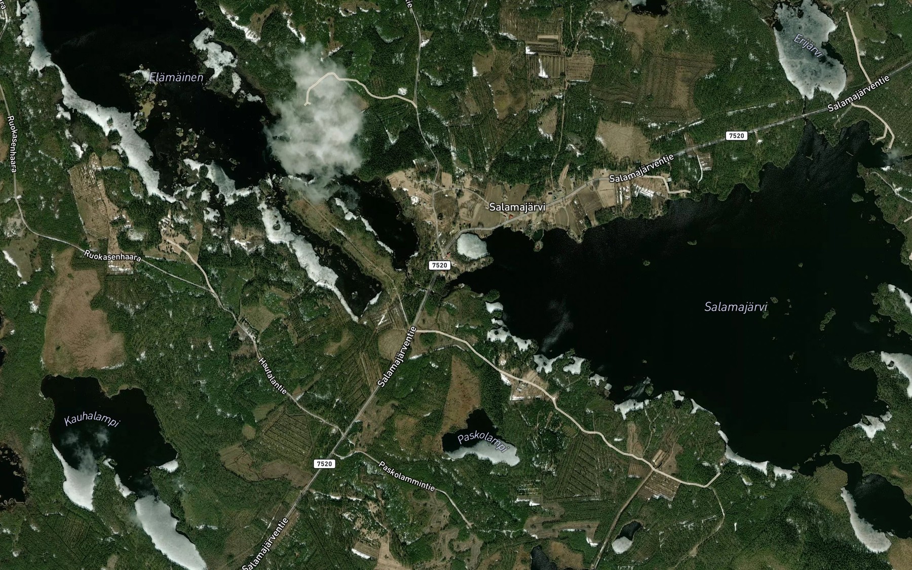 Satellite map of the Myllypuro