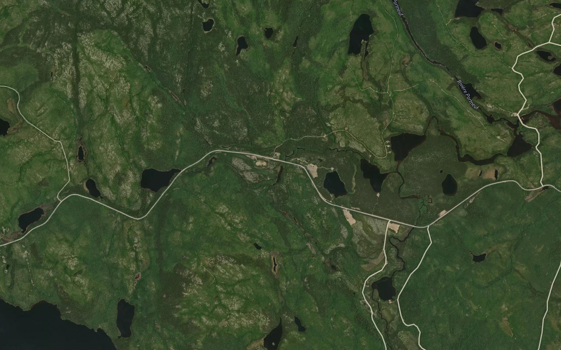 Satellite map of the Lac de la Lote