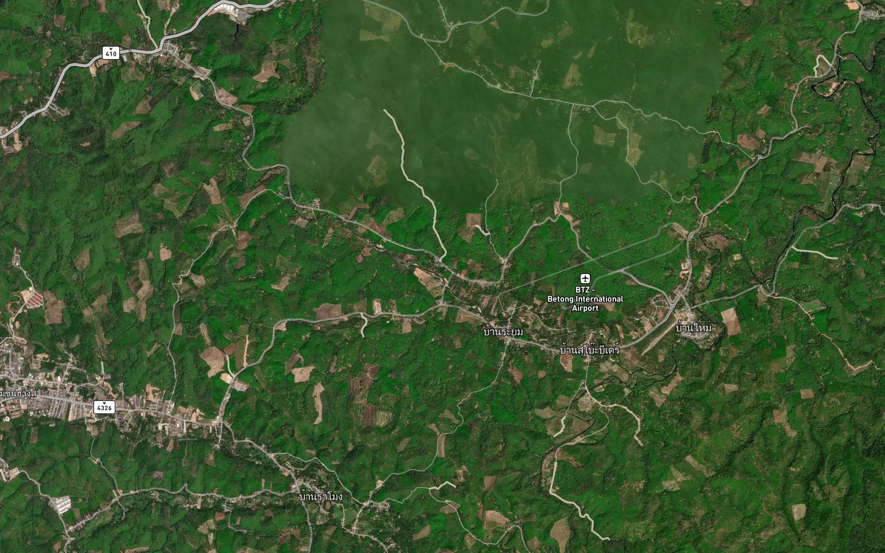 Satellite map of the Khlong Cha Ro Pa Ta Rang