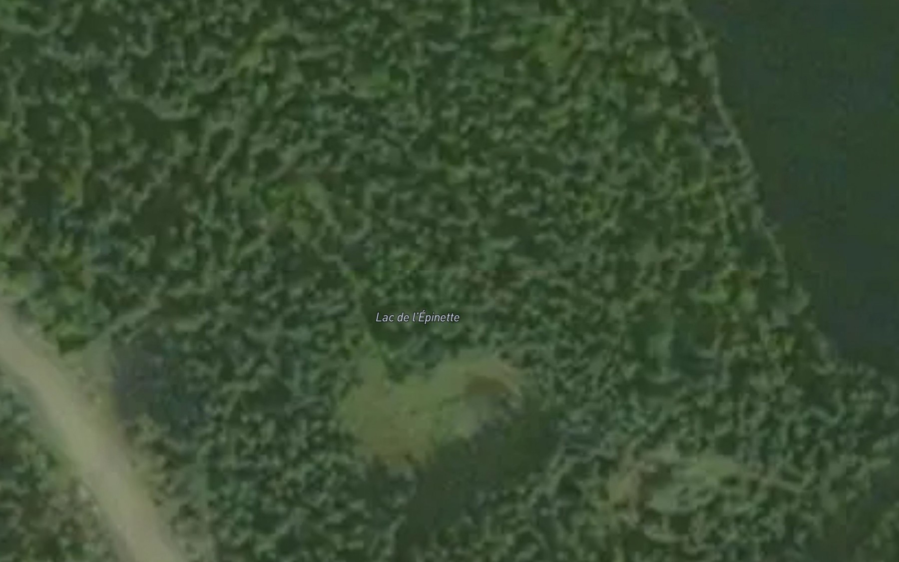 Satellite map of the Lac de l'Epinette