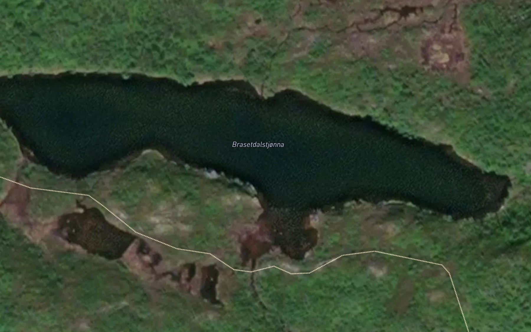 Satellite map of the Brasetdalstjonna