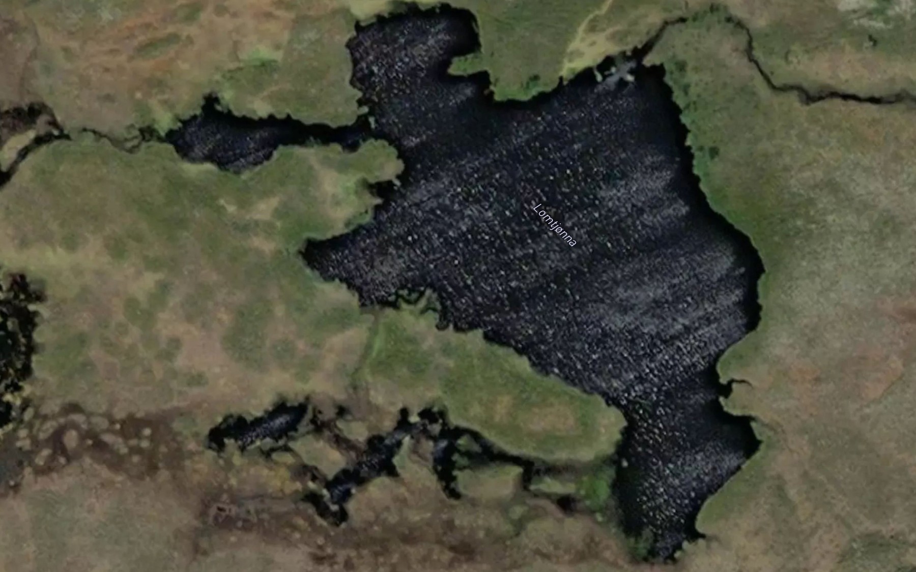 Satellite map of the Lomtjorna