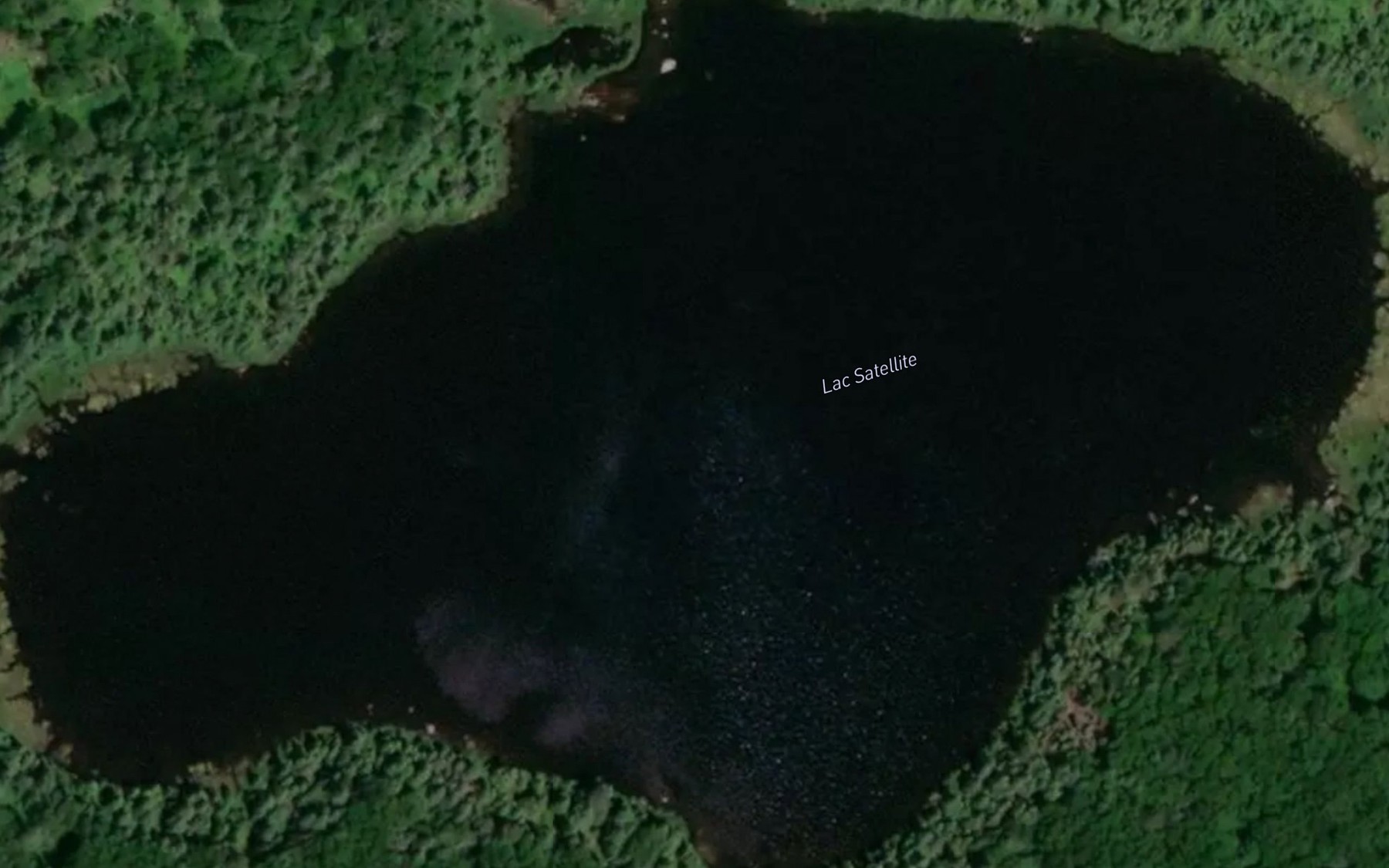 Satellite map of the Lac Satellite