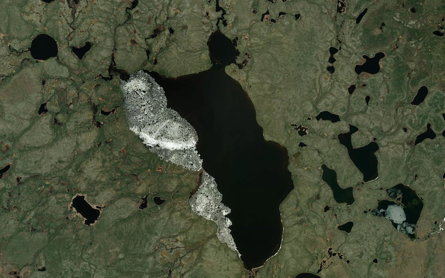 Satellite map of the Yaroway Lake