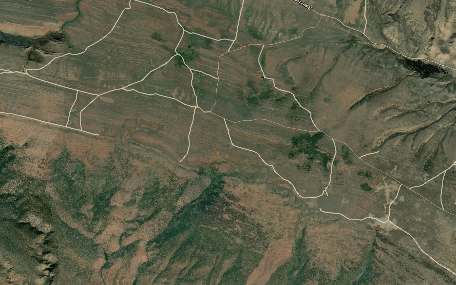 Satellite map of the Wash Spring