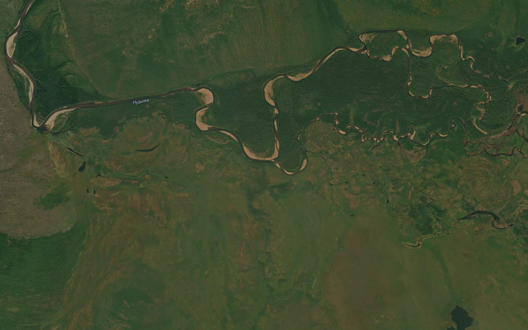 Satellite map of the Allara-Mar