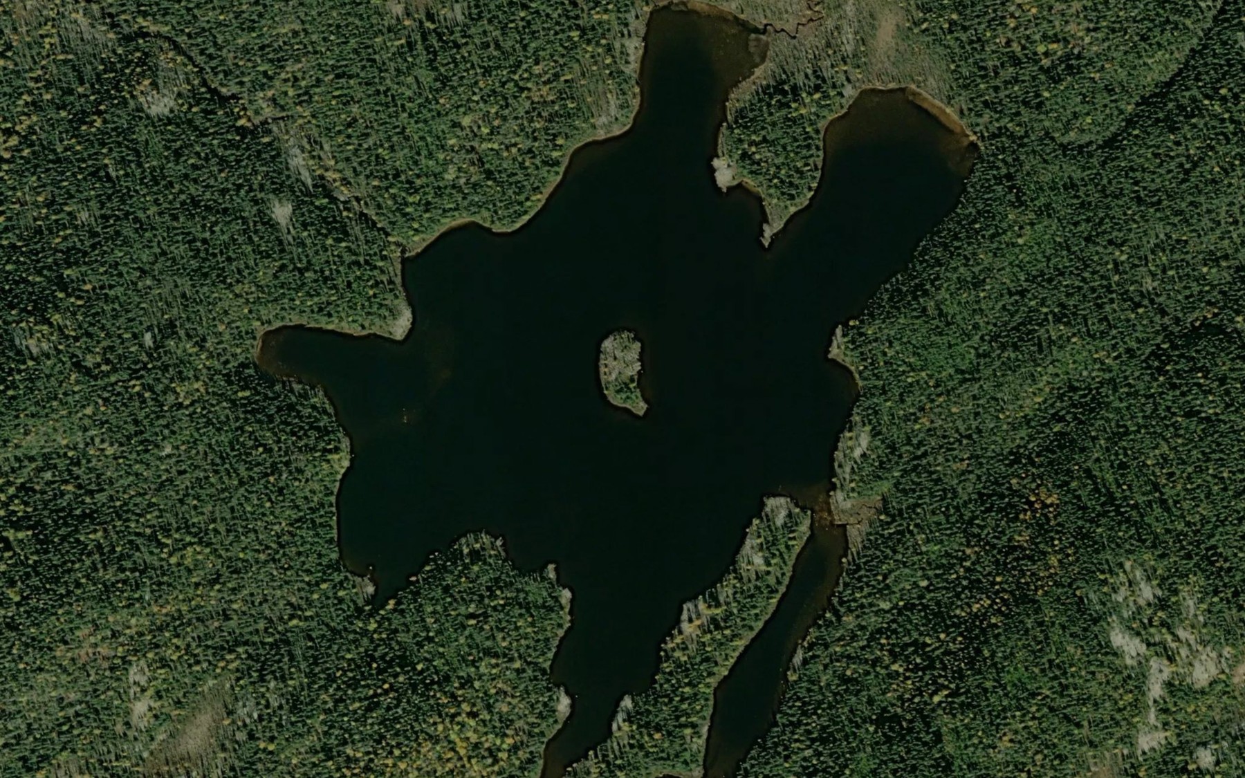 Satellite map of the Lac Atikuspawakut