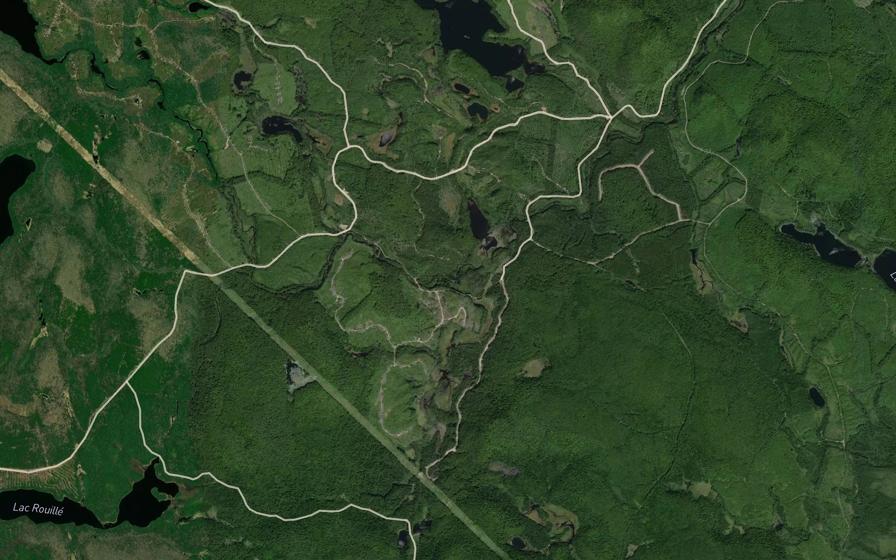 Satellite map of the Ruisseau Pierne